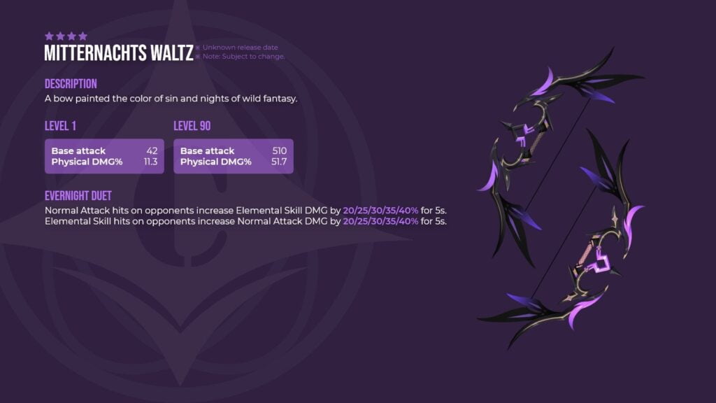 GENSHIN IMPACT - Fischl-bow